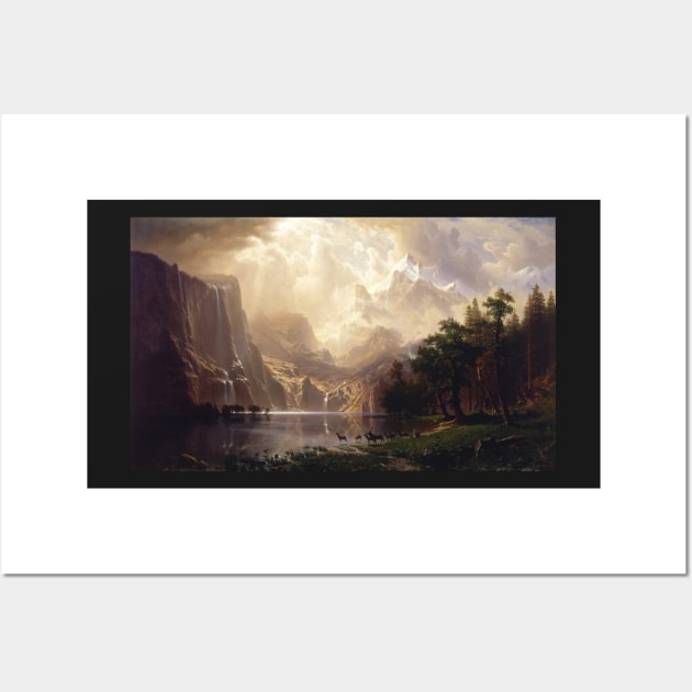 Among the Sierra Nevada California by Albert Bierstadt Wall Art by immortalpeaches